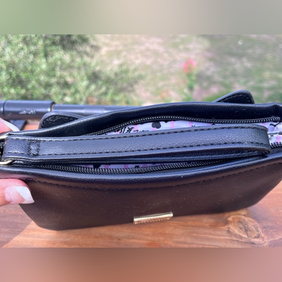 EUC Betsey Johnson Peek-A-Boo Black Cat Pouch/Wristlet - Picture 8 of 13